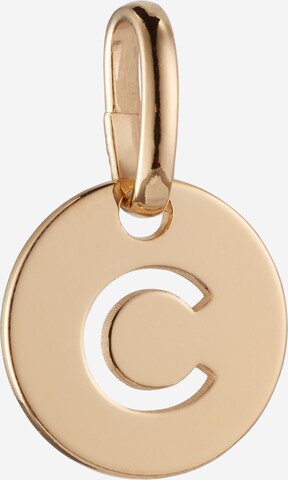 Singularu Pendant in Gold: front