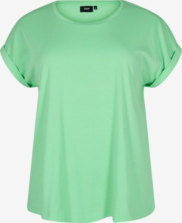 žalia Zizzi Marškinėliai 'Mkatja': priekis