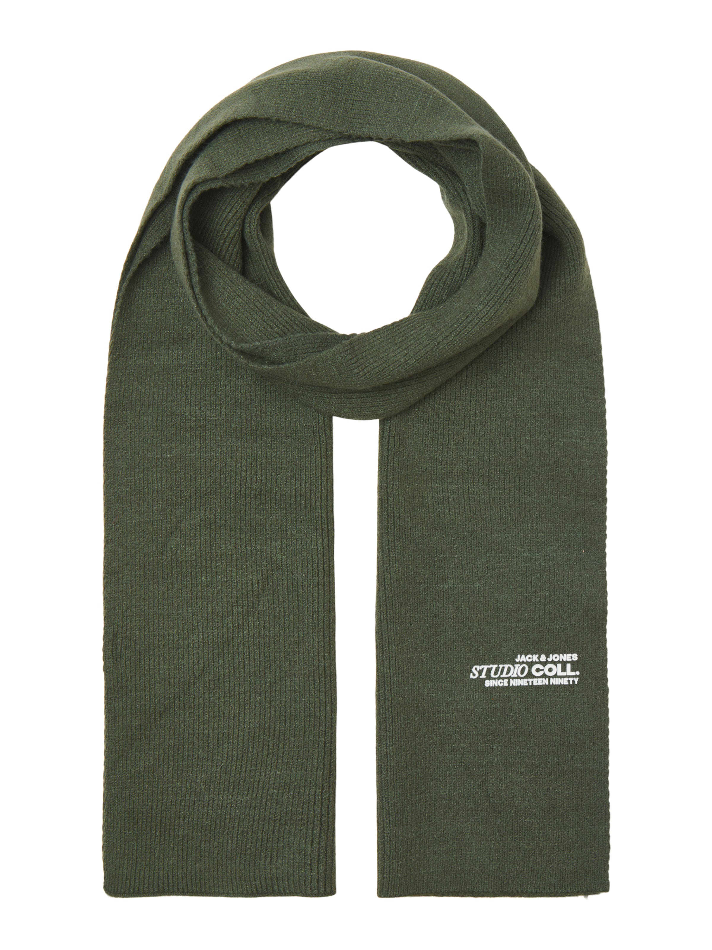 JACK & JONES Шал 'JACCOLL' в зелено: отпред