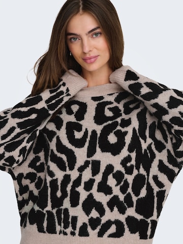 JDY Sweater 'JDYELANOR' in Beige