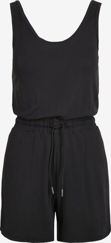 Urban Classics Jumpsuit in Black: front