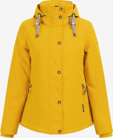 Schmuddelwedda Weatherproof jacket 'Yepa' in Yellow: front