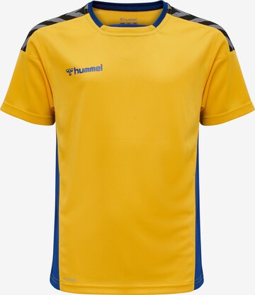 Hummel Functioneel shirt in Geel: voorkant