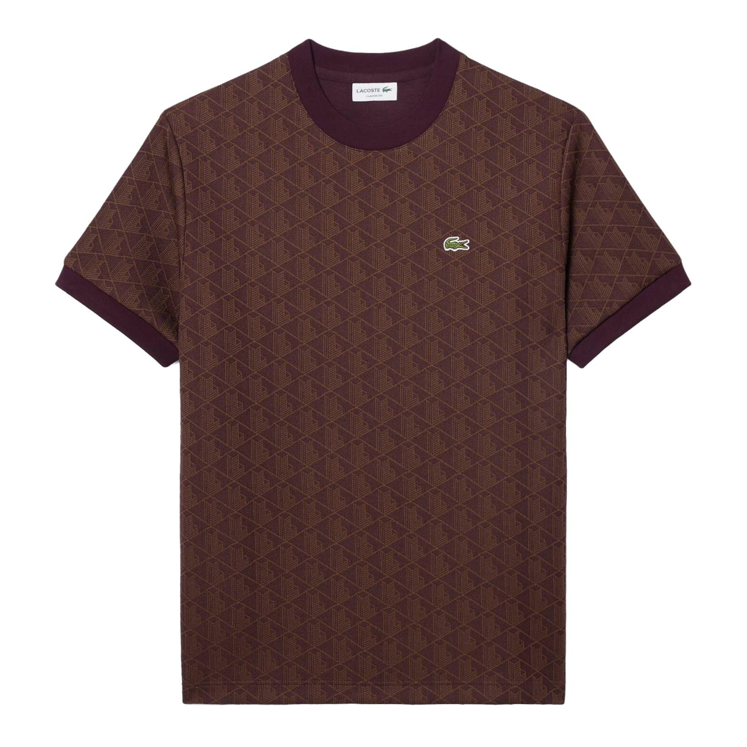 LACOSTE Shirt in Brown: front