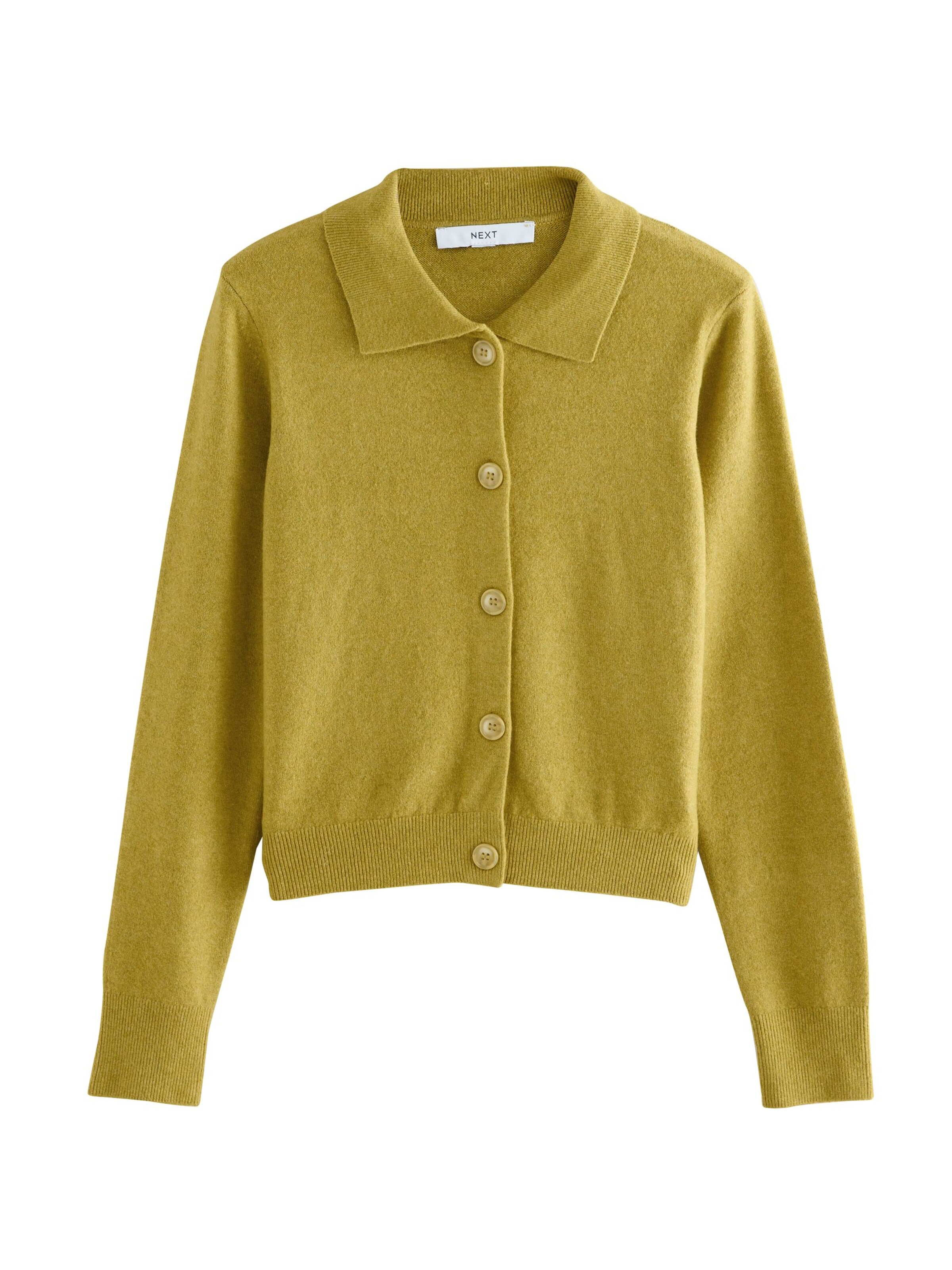 Next Strickjacke in Gelb: Vorderseite