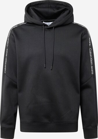 Calvin Klein Jeans - Sweatshirt em preto: frente