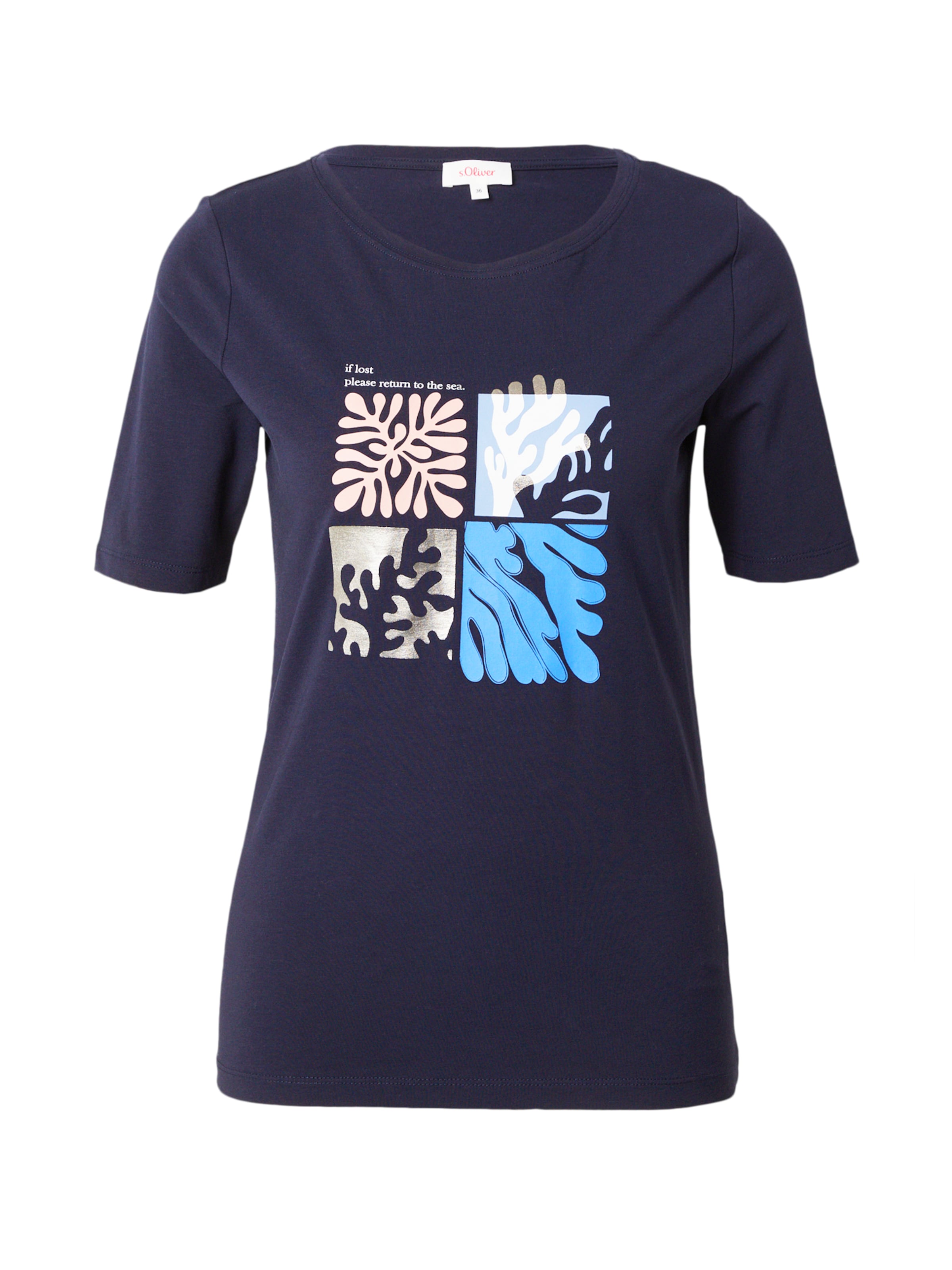 s.Oliver Shirt in Blue: front