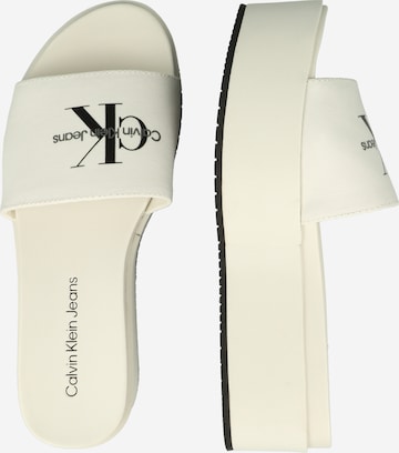 Calvin Klein JeansNatikače s potpeticom - bijela boja
