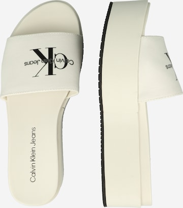 Mule Calvin Klein Jeans en blanc