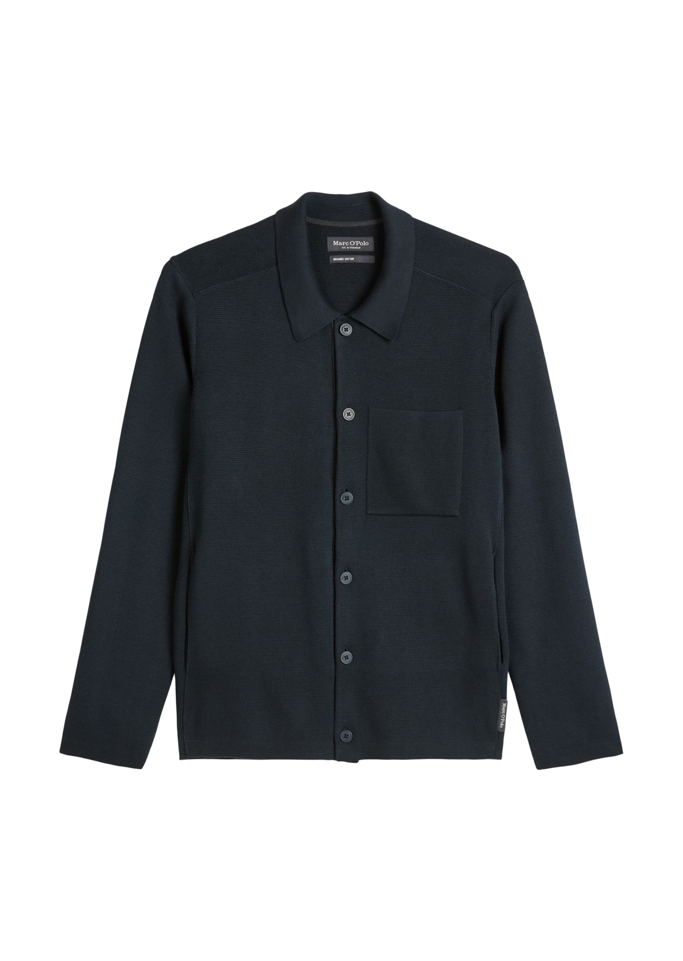 Marc O'Polo Strickjacke in Blau: Vorderseite