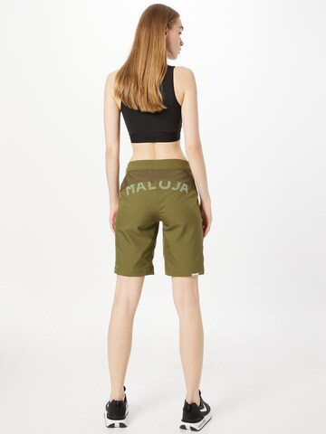 Maloja Regular Sportshorts 'Azalea' in Grün