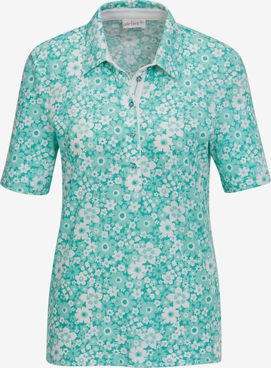 Goldner Shirt in grün / weiß, Produktansicht