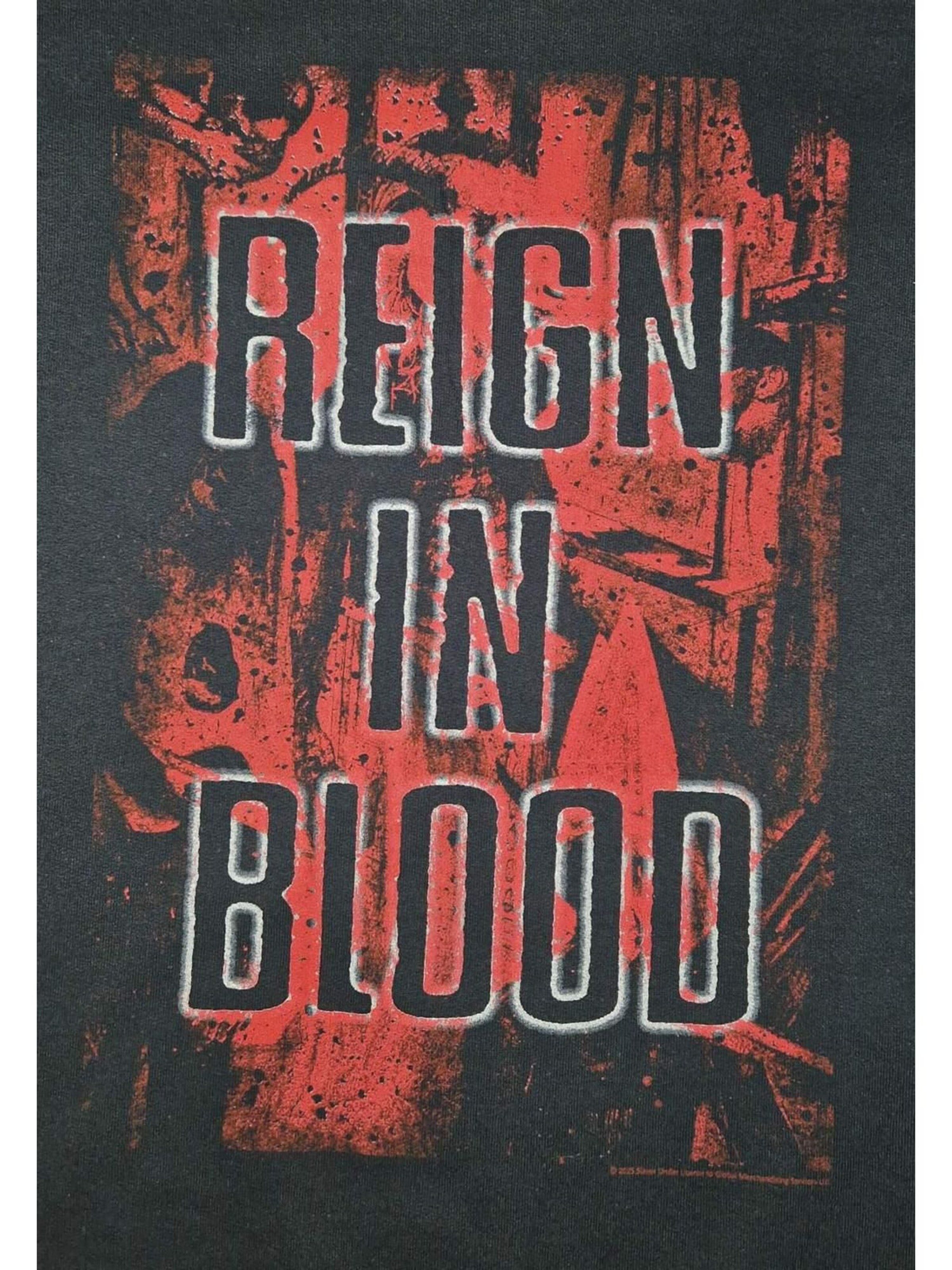 Maglietta 'Slayer Reign in Blood Logo T-Shirt' di Slayer in nero