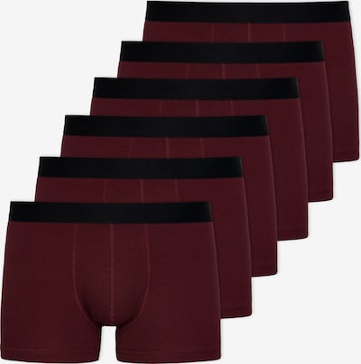 SNOCKS Boxer shorts in Carmine red / Black, Item view