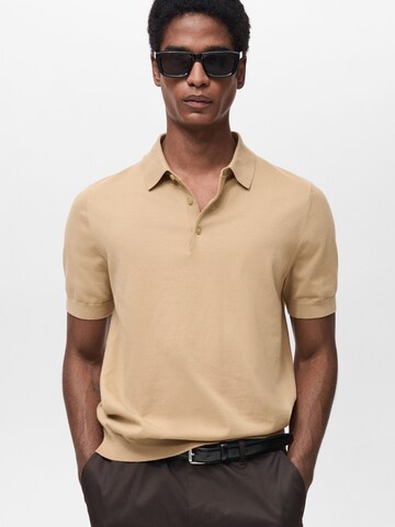 T-Shirt 'ARRAONA' MANGO MAN en marron : devant