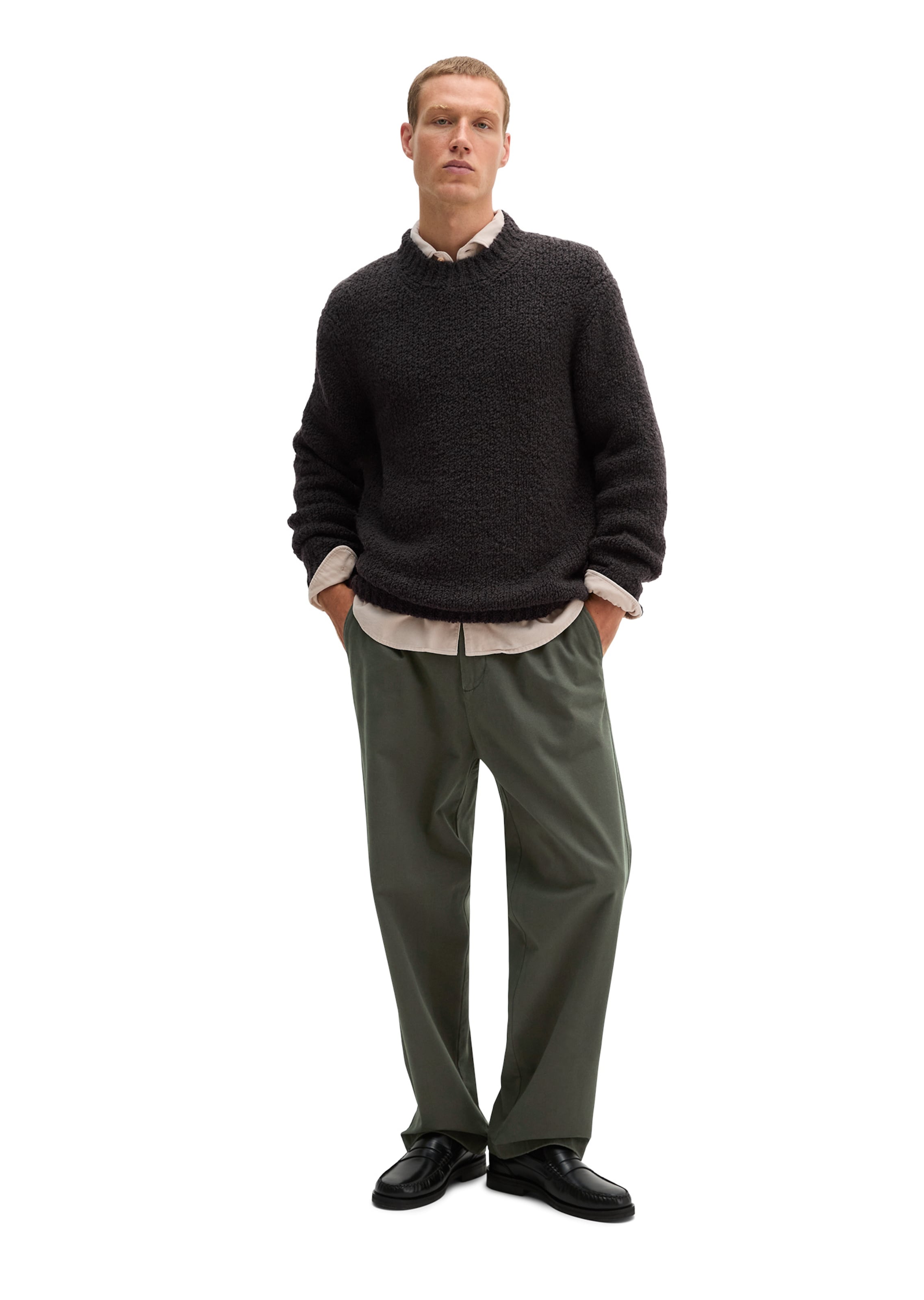 Marc O'Polo Pullover in Schwarz: Vorderseite