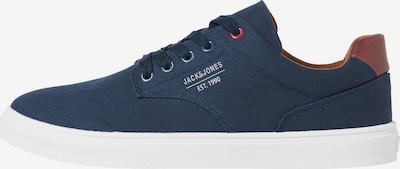 JACK & JONES Sneakers laag 'Mission' in de kleur Bruin / Wit, Productweergave