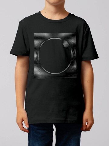 watabout.kids Shirt 'Sonnenfinsternis' in Zwart: voorkant