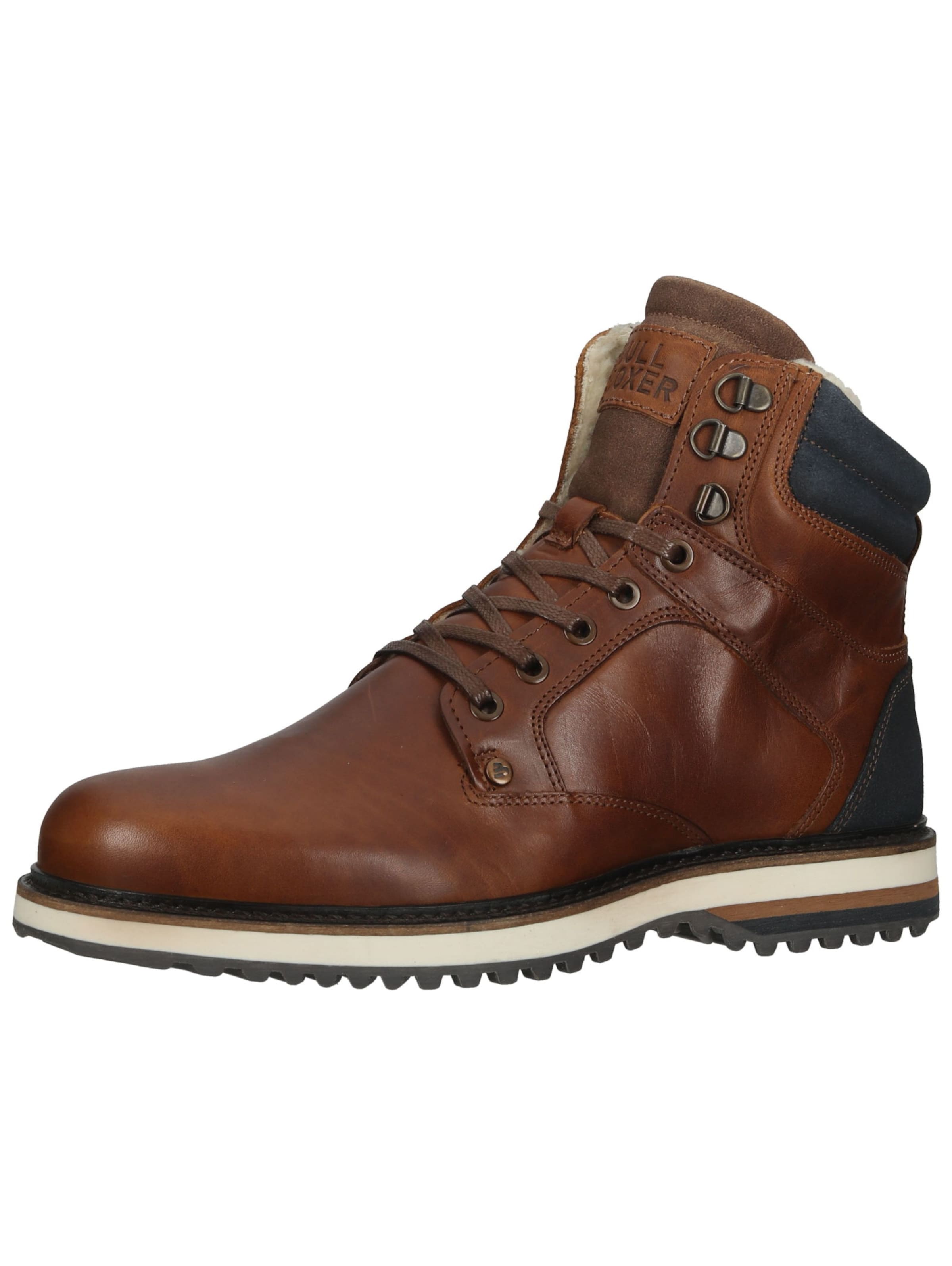 Bottines à lacets BULLBOXER en marron : devant