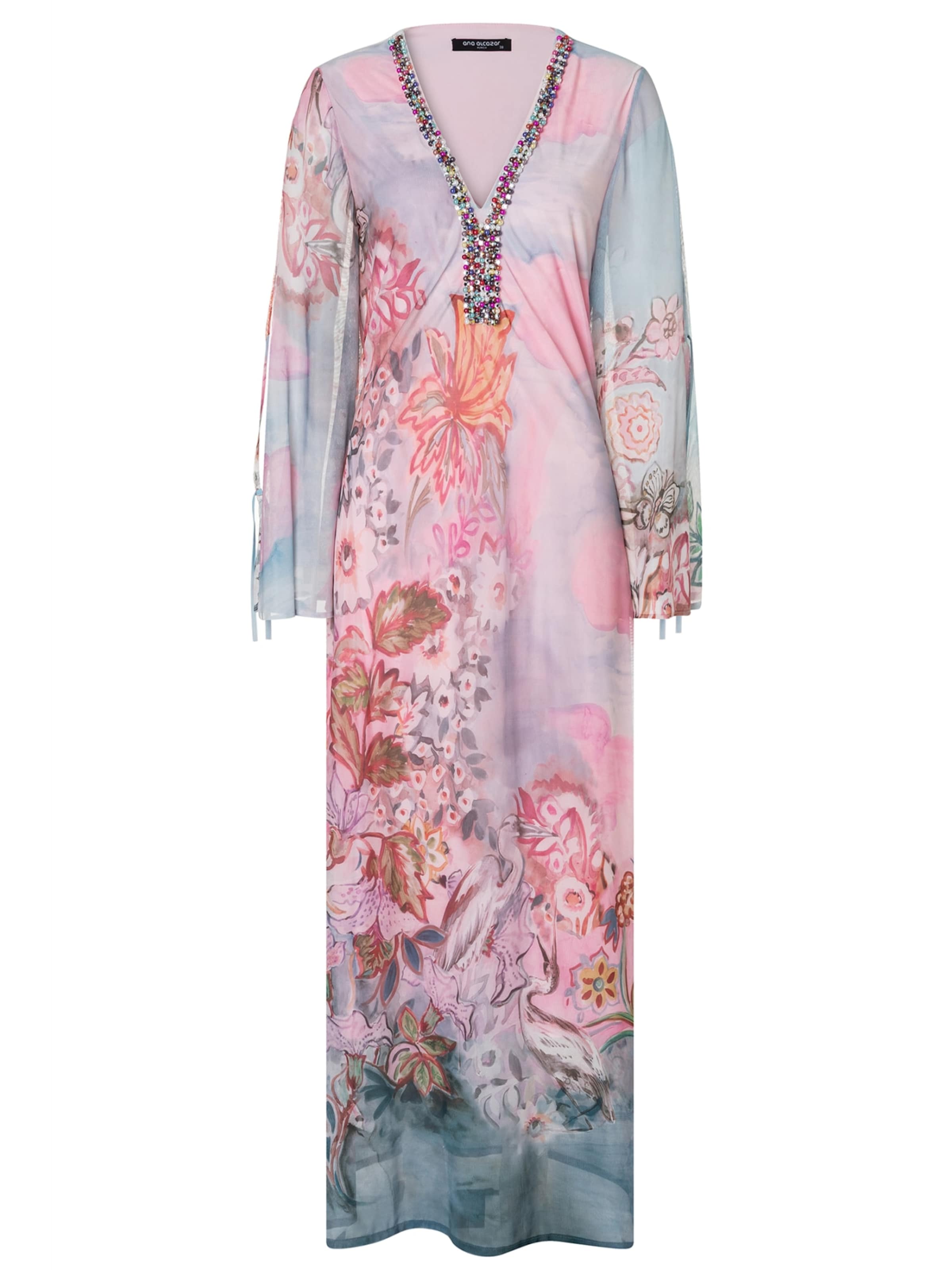 Ana Alcazar Jurk 'Desia' in Roze: voorkant