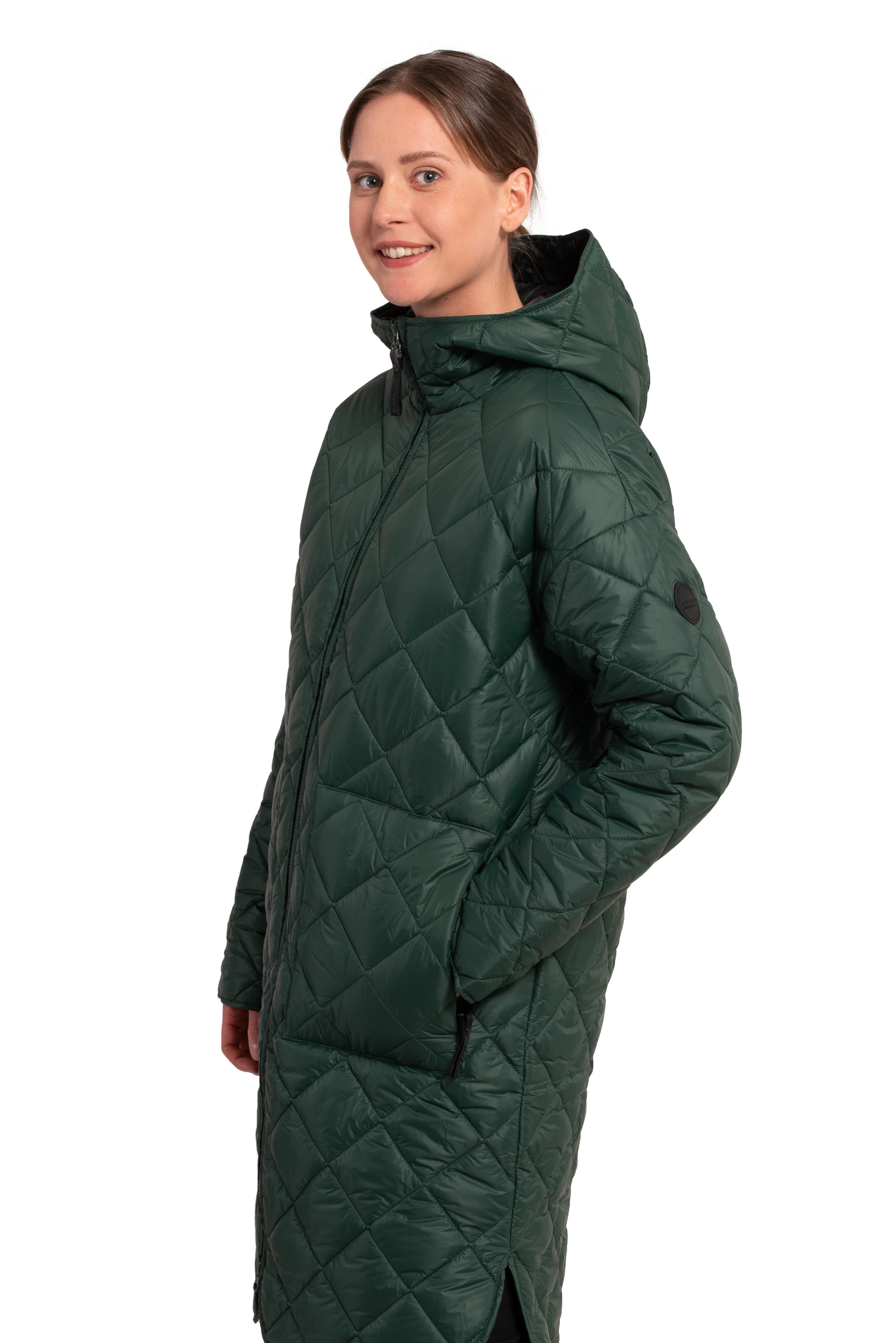 ICEPEAK Raincoat 'Aalea' in Green: front