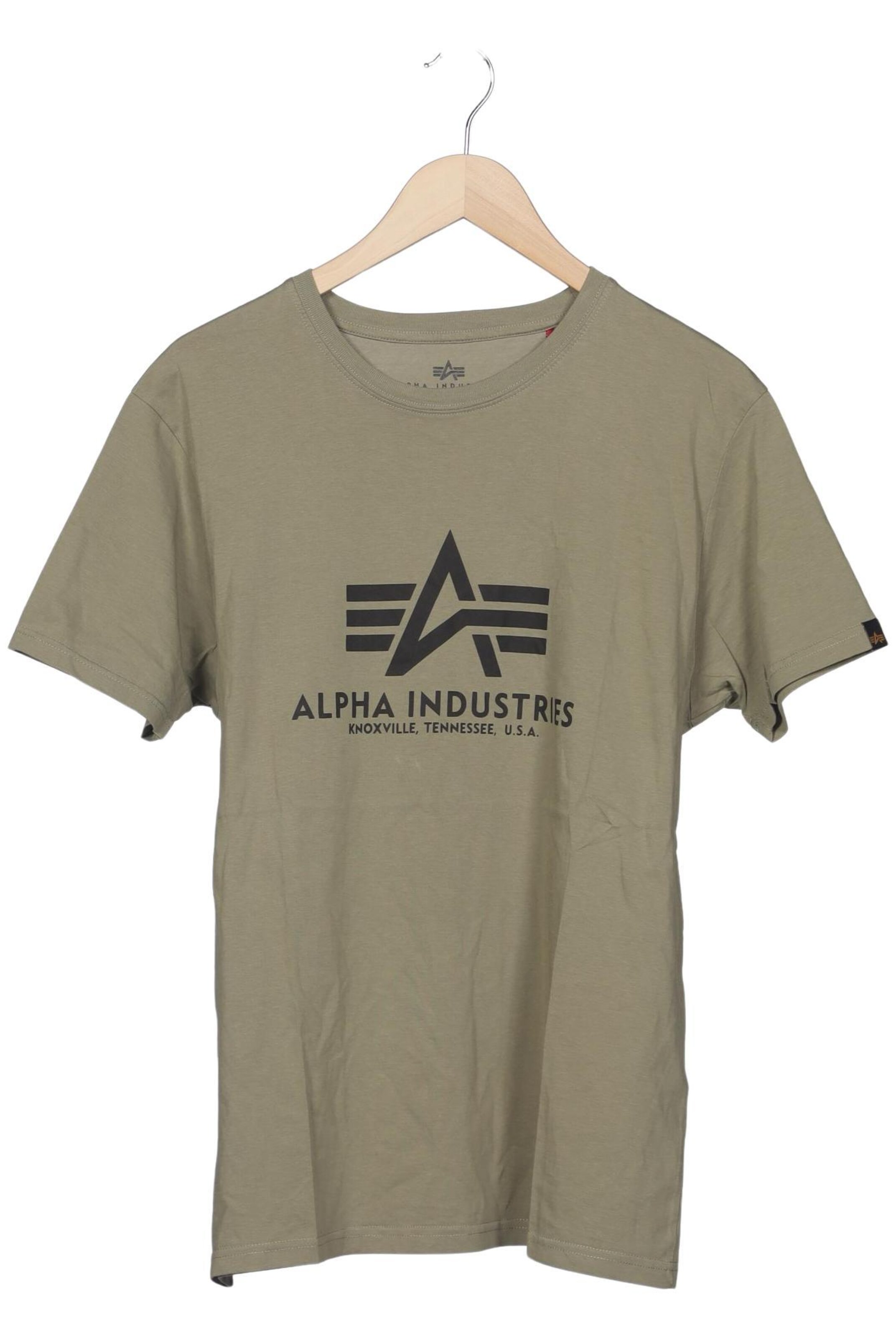 ALPHA INDUSTRIES Shirt in L in Green: front