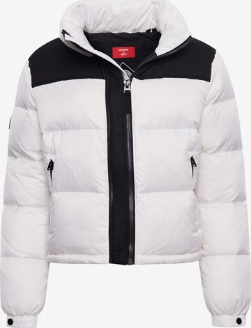 Veste d’hiver Superdry en blanc : devant