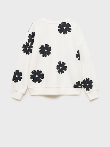MANGO KIDS Sweatshirt 'ARTY' in White