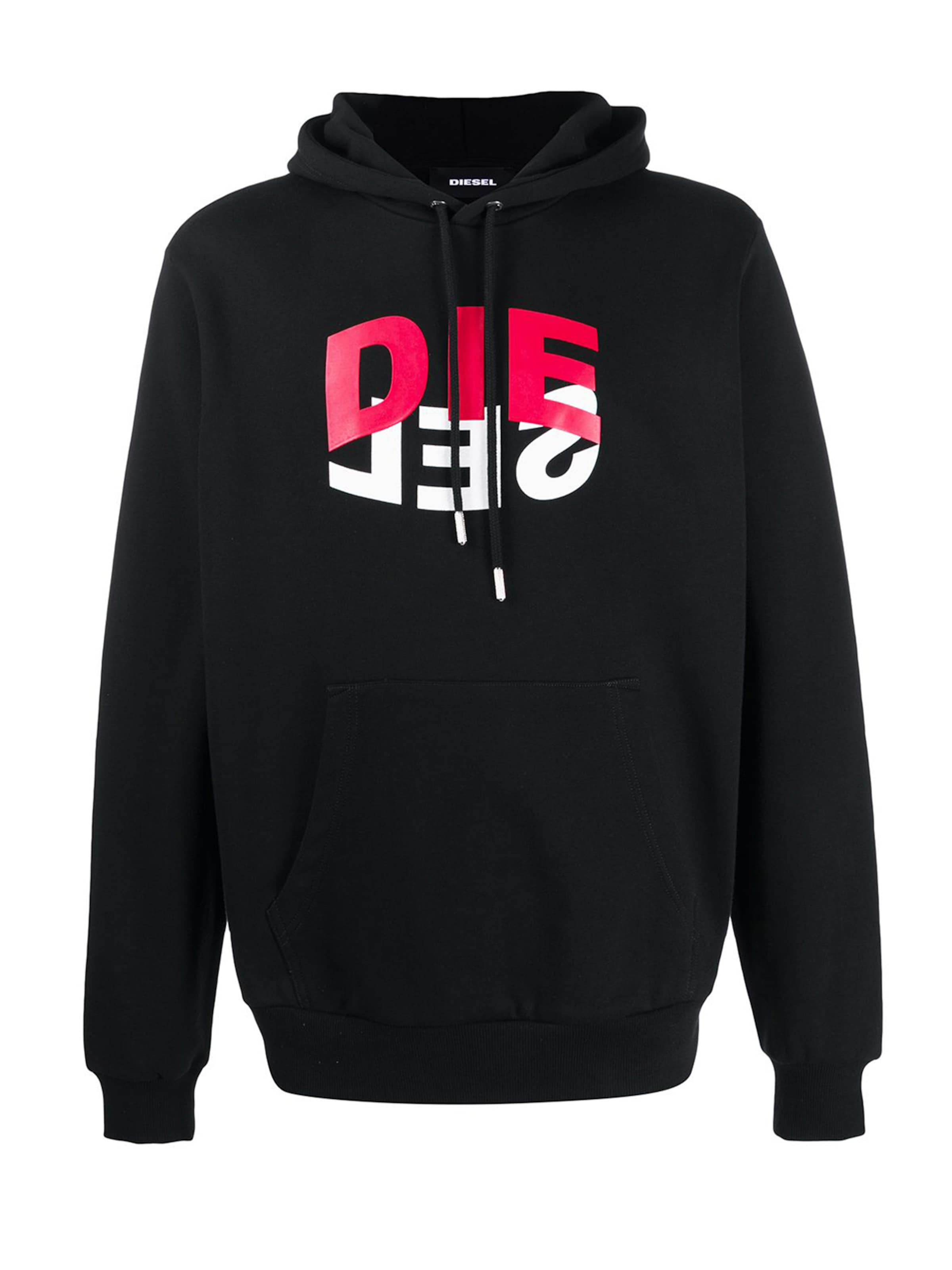 DIESEL Sweatshirt 'S-GIRK-HOOD-N1'‌‌‌ in schwarz, Produktansicht