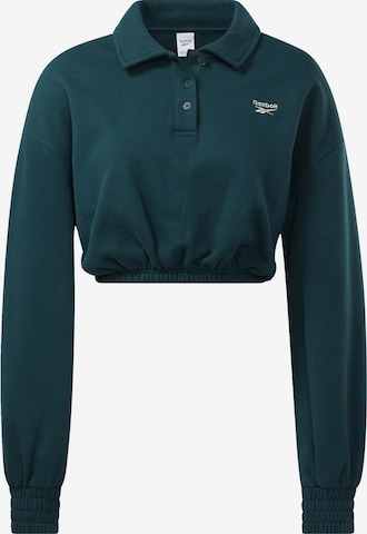 Reebok - Sudadera en verde: frente