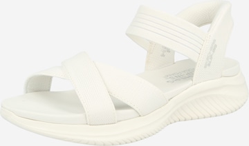 SKECHERS Sandaler 'ULTRA FLEX 3.0 - NEVER' i hvid: forside