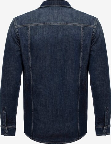 Redbridge Regular fit Button Up Shirt 'London' in Blue
