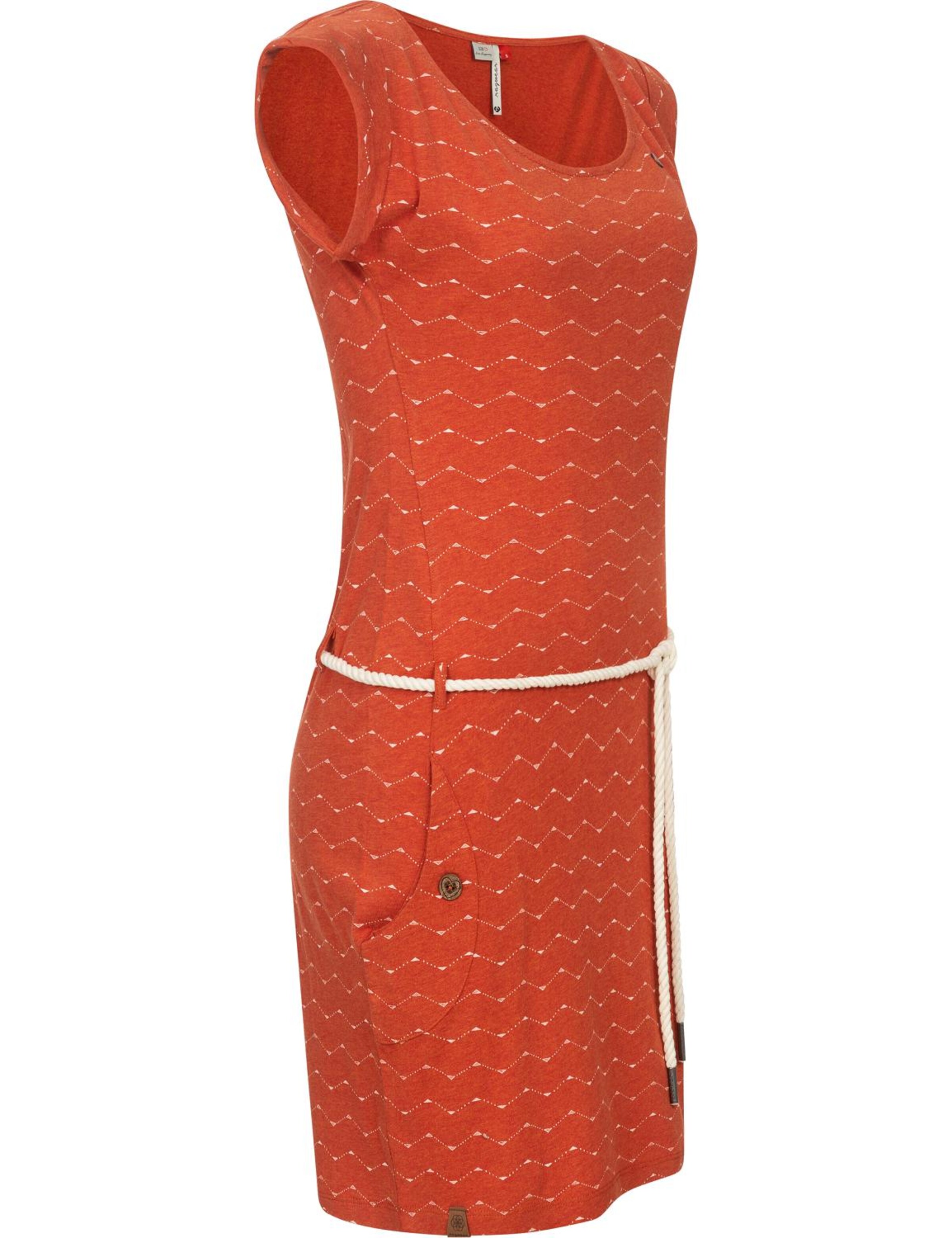 Ragwear Suvekleit 'Tag Zig Zag', värv punane