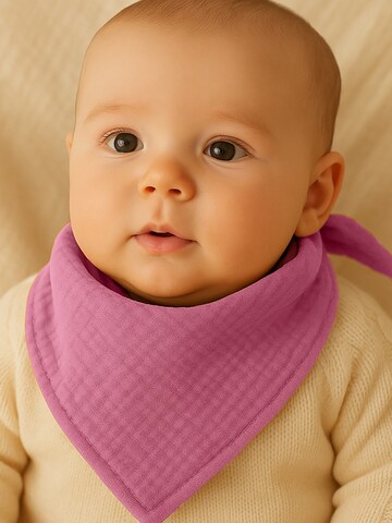 PAPATE - Manta para bebé 'Organic Cotton Swaddles' en rosa: frente