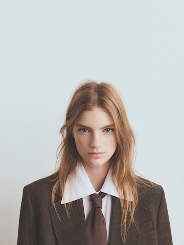 MANGO Блейзър 'Klimt' в кафяво