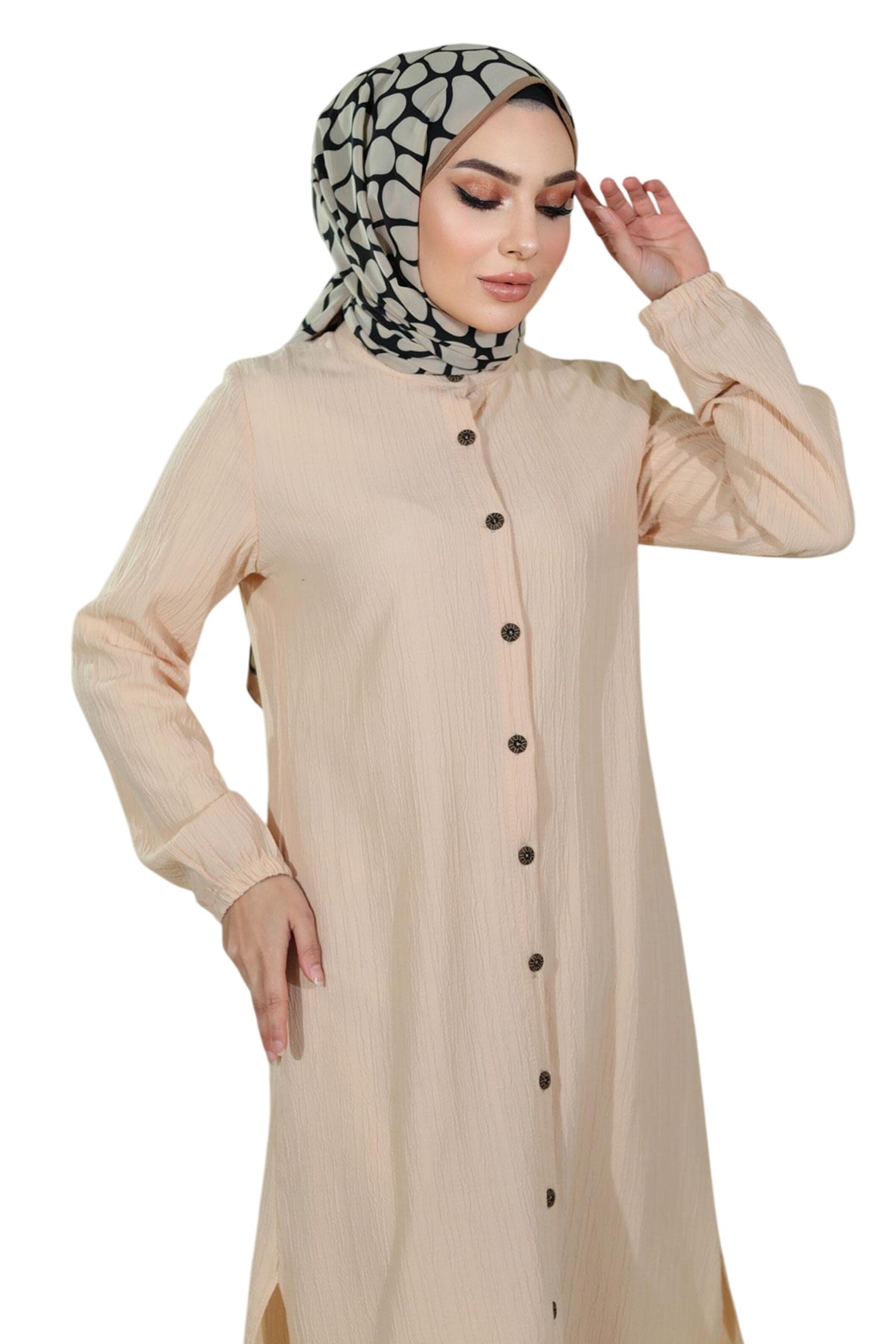 Pantalons de tailleur MODAMIHRAM en beige