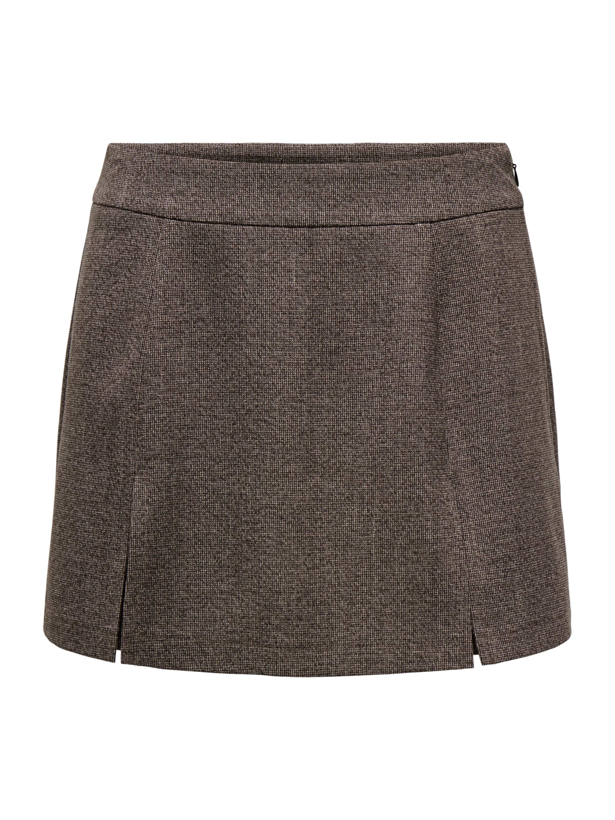 ONLY - Falda 'ONLElly-Dell' en gris: frente