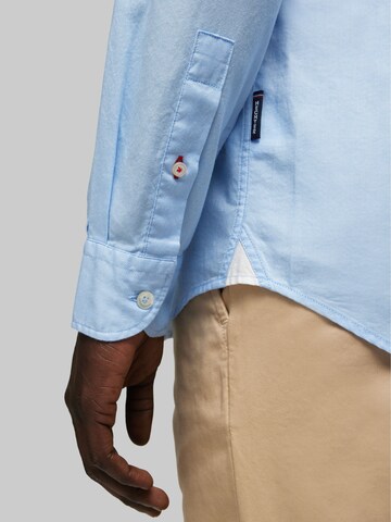 HECHTER PARIS Regular fit Button Up Shirt in Blue