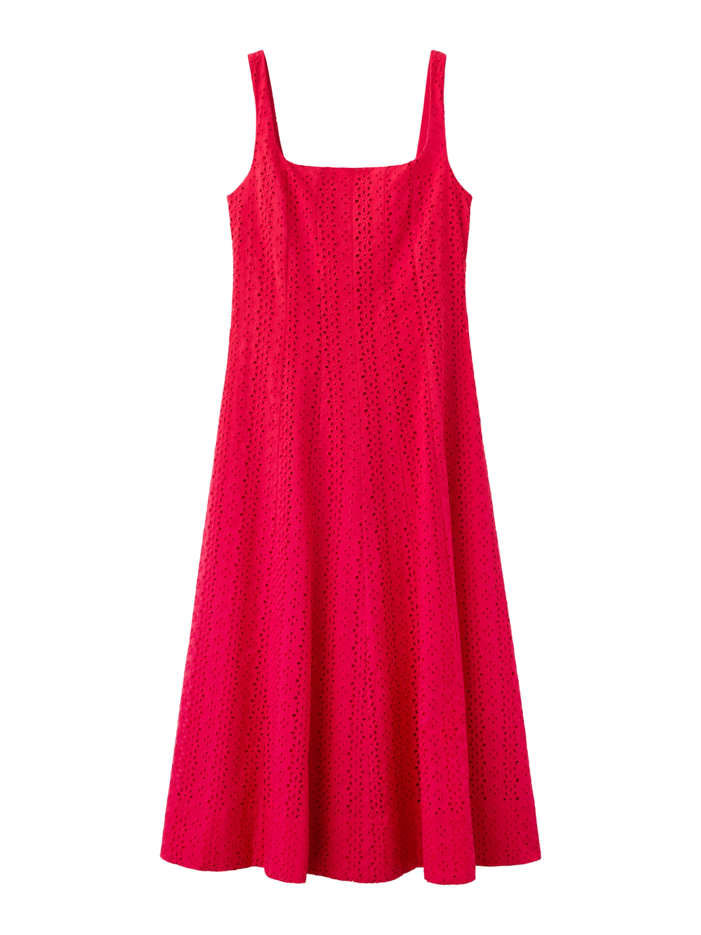 MANGO Letní šaty 'CARDIO' – červená: přední strana