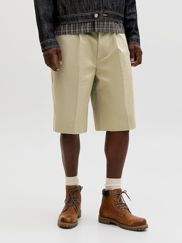 Baggy Pantaloni chino di JACK & JONES in giallo: frontale