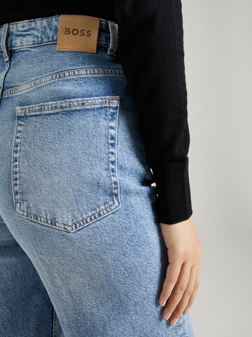 BOSS Wide leg Jeans in Blauw