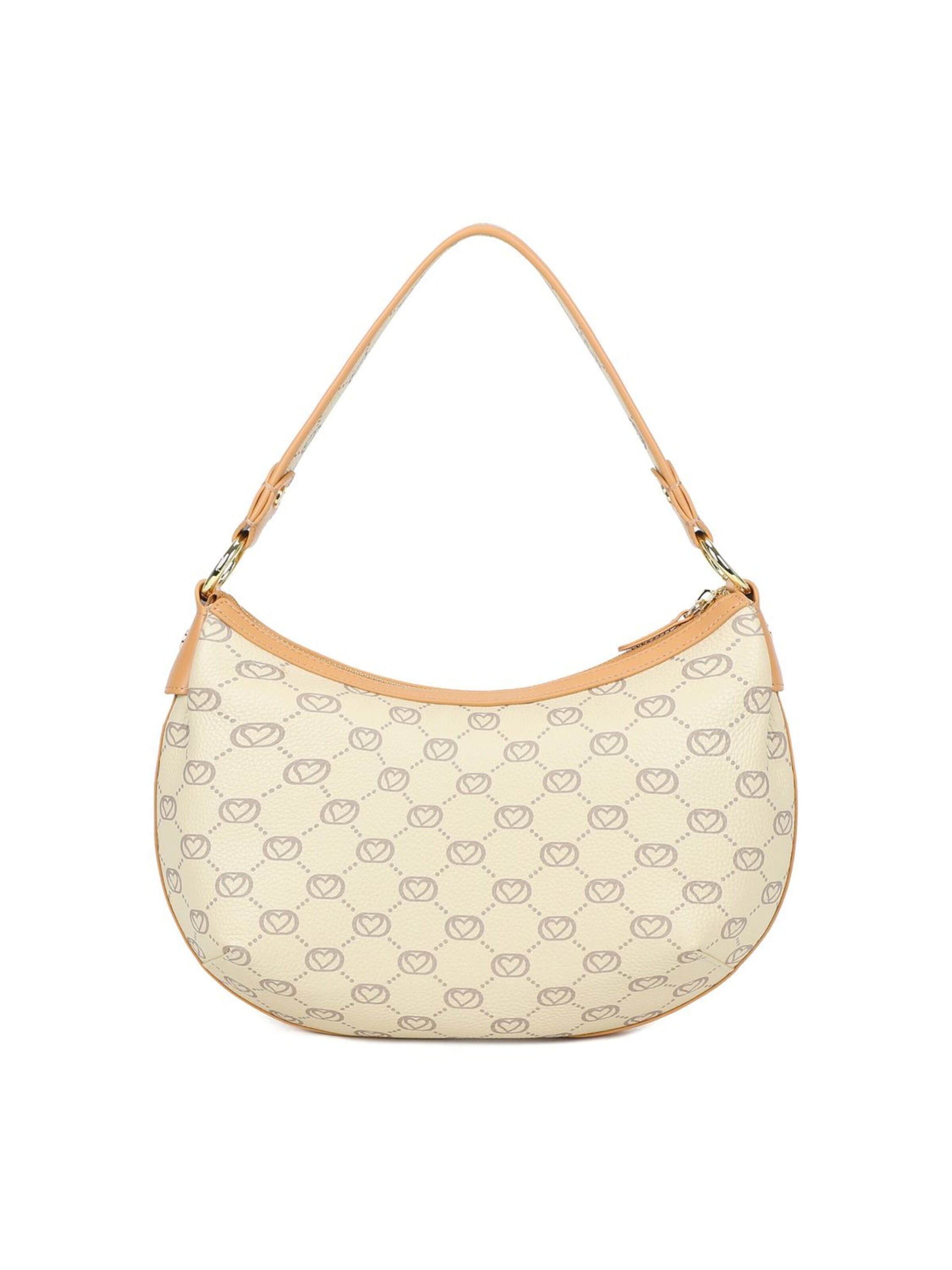 Borsa a spalla 'Monogram' di Braccialini in beige