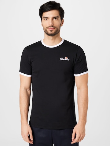 ELLESSE Shirt 'Meduno' in Zwart: voorkant
