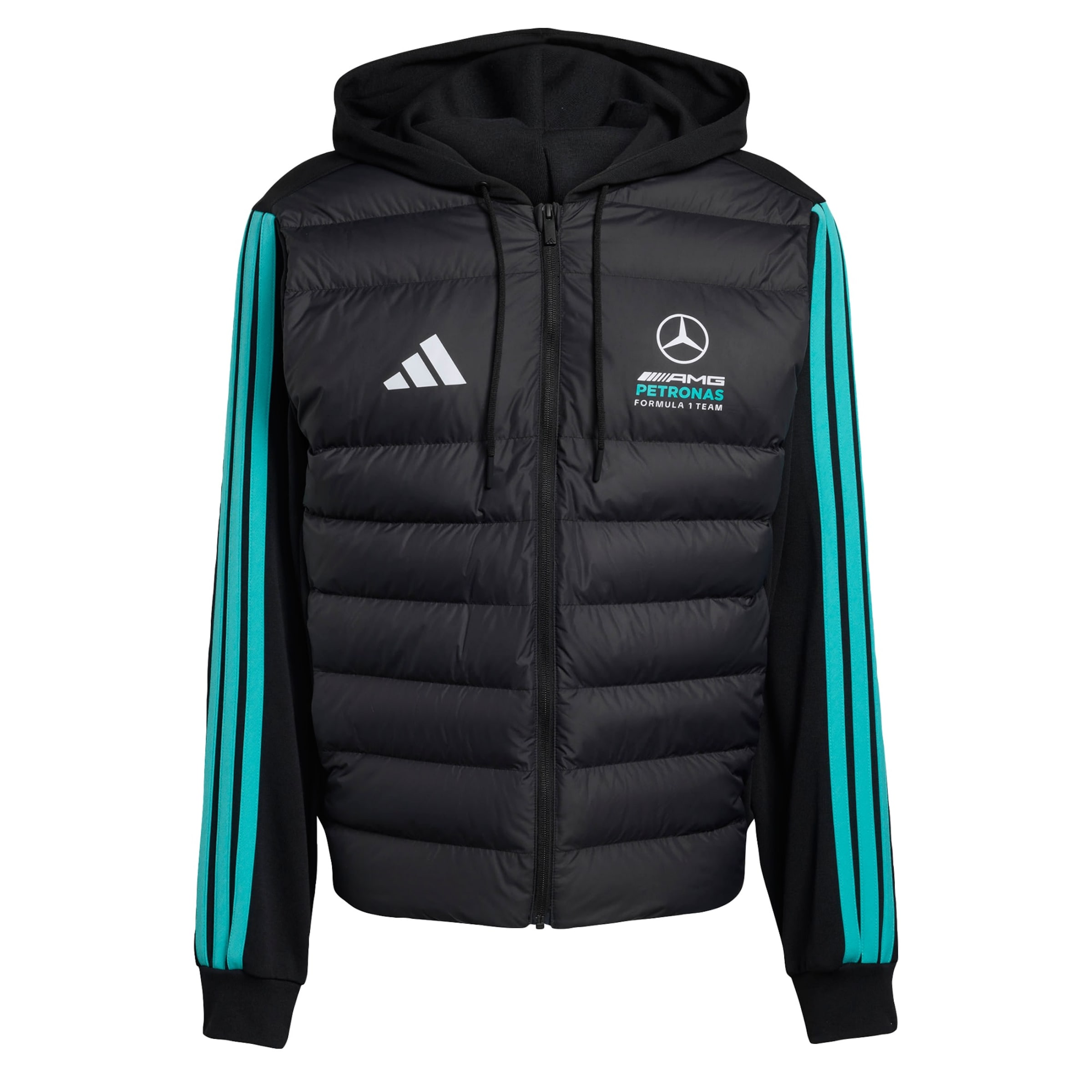 ADIDAS PERFORMANCE Functionele jas 'Mercedes-AMG Petronas Formula 1 Team' in Zwart: voorkant