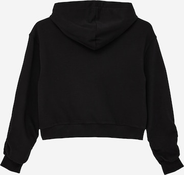 s.Oliver Sweatshirt in Schwarz