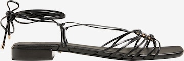 Sandalo con cinturino di Next in nero: frontale