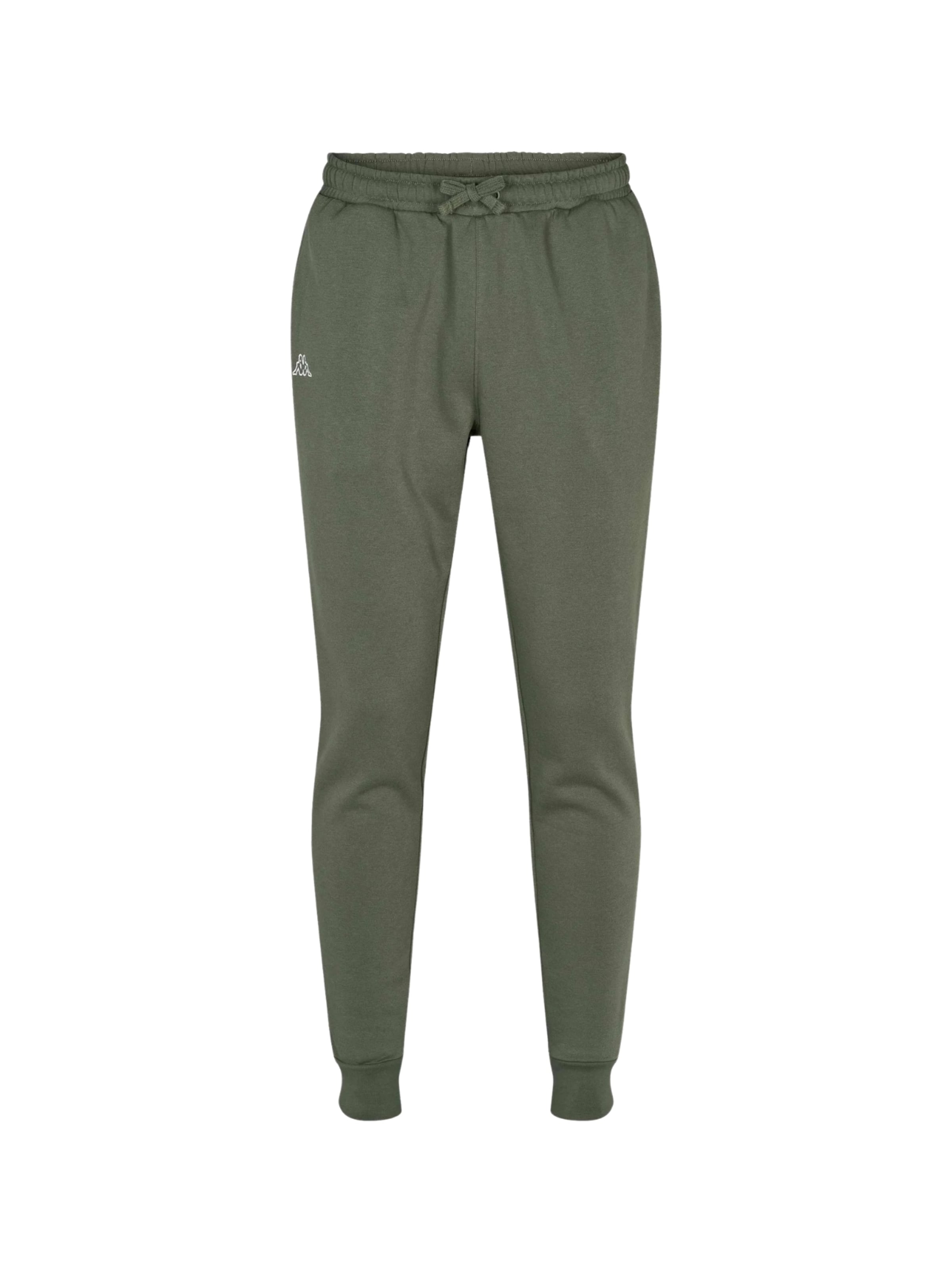 KAPPA regular Bukser ' Logo Caseri ' i grøn: forside