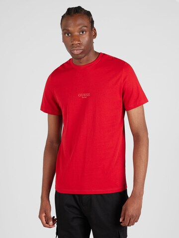 GUESS Koszulka 'AIDY' w kolorze czerwony: przód