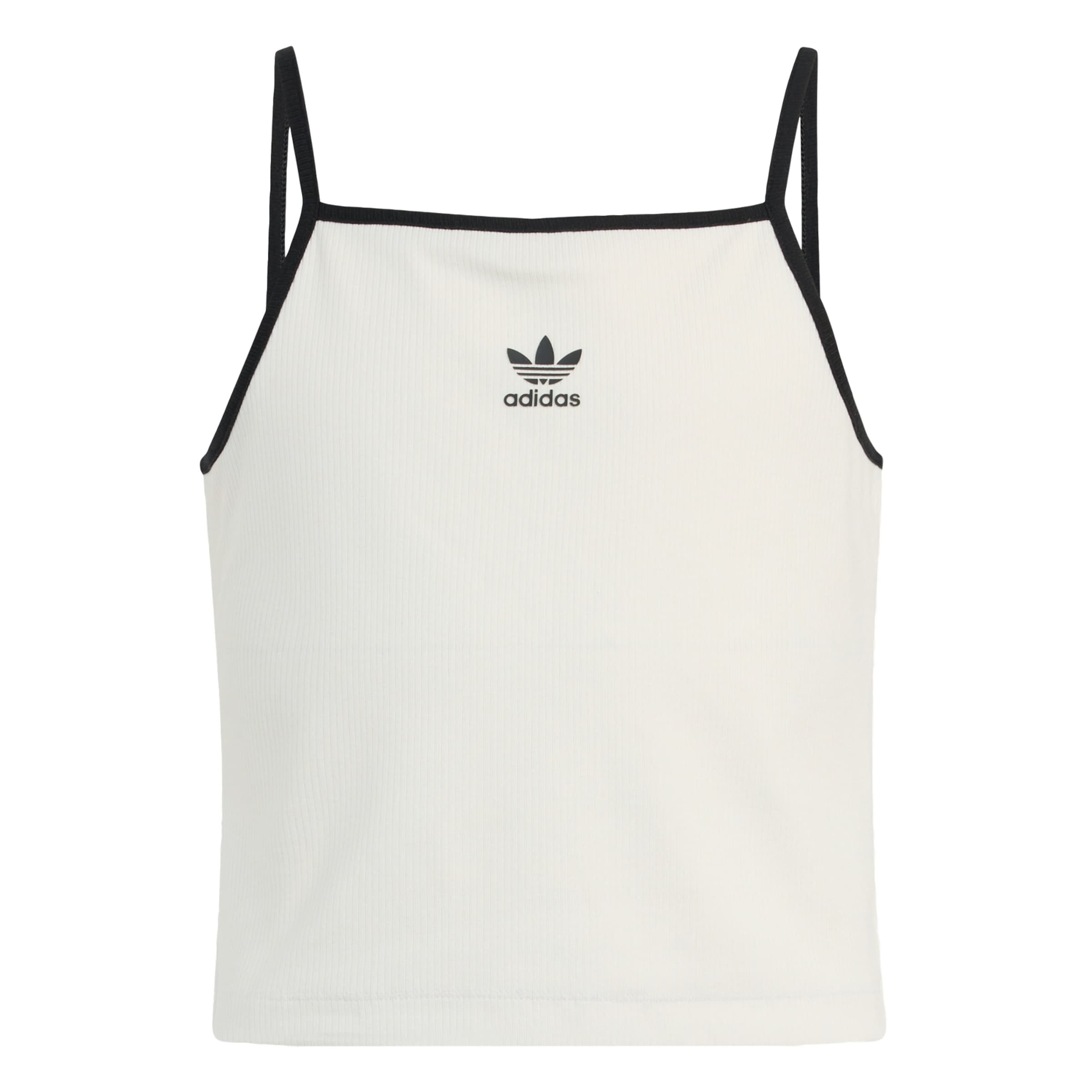 ADIDAS ORIGINALS - Top 'SLIM MINI RIB TANK' en blanco: frente