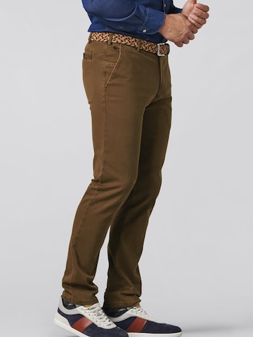 Meyer Hosen Regular Chino Pants in Brown